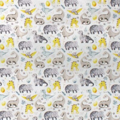 DIMcol ΠΑΝΑ ΧΑΣΕΣ bebe Dino 516 80X80 Grey Cotton 100%