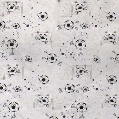 DIMcol ΠΑΝΑ ΧΑΣΕΣ bebe Football 520 80X80 Grey Cotton 100%