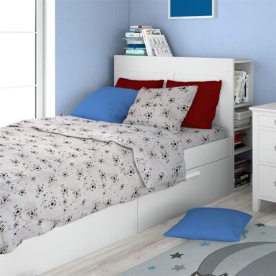 DIMcol ΣΕΝΤΟΝΙΑ ΕΜΠΡΙΜΕ ΣΕΤ 2 τεμ kids Football 520 160X240 Grey Cotton 100%