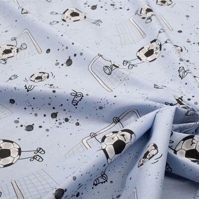 DIMcol ΣΕΝΤΟΝΙΑ ΕΜΠΡΙΜΕ ΣΕΤ 2 τεμ kids Football 521 160X240 Sky Blue Cotton 100% - Image 2