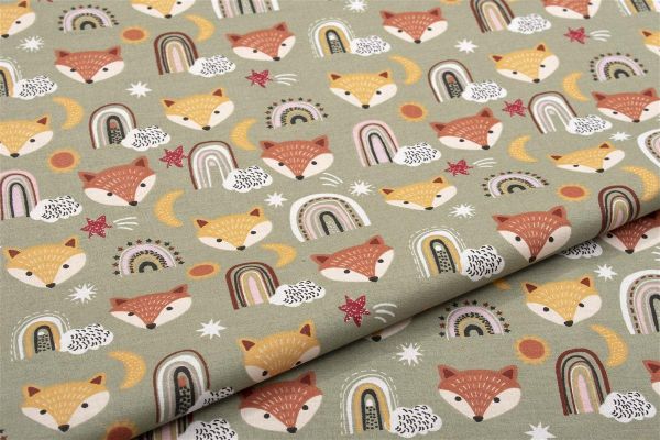 DIMcol ΣΕΝΤΟΝΙΑ ΕΜΠΡΙΜΕ ΣΕΤ 3 τεμ kids Fox 526 160X240 Olive Cotton 100% - Image 2
