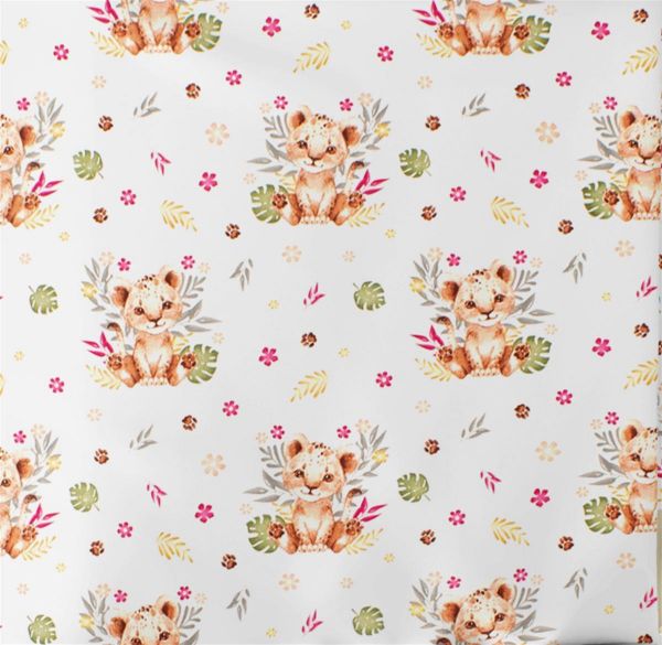 DIMcol ΠΑΝΑ ΧΑΣΕΣ bebe Lion Cub 530 80X80 Beige Cotton 100%
