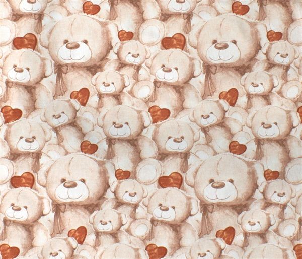 DIMcol ΠΑΝΑ ΧΑΣΕΣ bebe Teddy Bear 535 80X80 Beige Cotton 100%