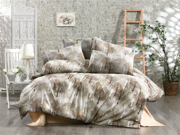 DIMcol ΠΑΠΛΩΜΑ ΕΜΠΡΙΜΕ Forest 311 220X240 Beige Cott/Pol 70/30