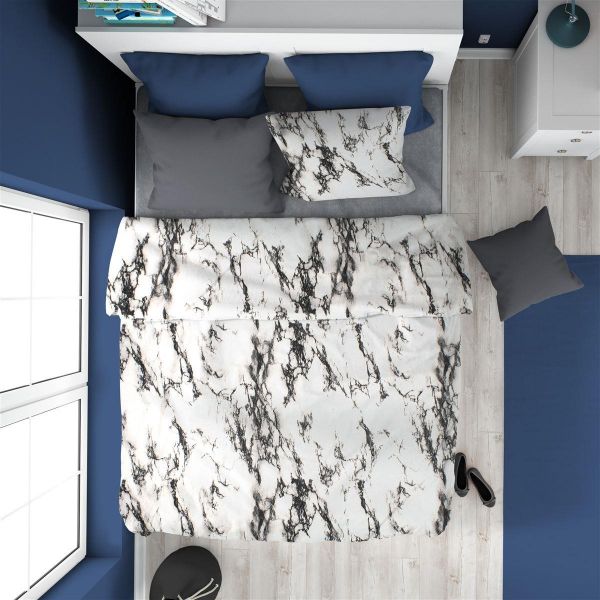 DIMcol ΠΑΠΛΩΜΑΤΟΘΗΚΗ ΕΜΠΡΙΜΕ Έμμυ 381 160X240 White Cott/Pol 70/30