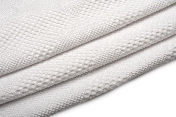 DIMcol ΚΟΥΒΕΡΤΑ ΠΙΚΕ Μονόχρωμη 240X250 Λευκό 100% Cotton - Image 2