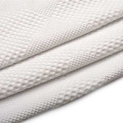DIMcol ΚΟΥΒΕΡΤΑ ΠΙΚΕ Μονόχρωμη 220X250 Λευκό 100% Cotton - Image 2