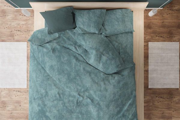DIMcol ΠΑΠΛΩΜΑΤΟΘΗΚΗ Premium Shadow 616 220X240 Petrol 100% Cotton
