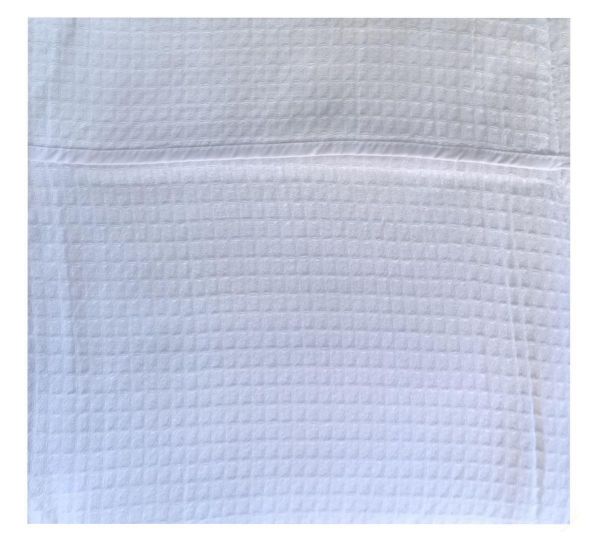 DIMcol ΚΟΥΒΕΡΤΑ ΠΙΚΕ 230X260 ΛΕΥΚΟ 100% Cotton - Image 2