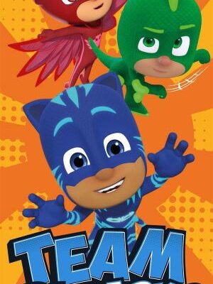 DISNEY DIMcol ΠΕΤΣΕΤΑ ΘΑΛΑΣΣΗΣ ΒΕΛΟΥΤΕ DISNEY PJ Masks 30 70X140 Digital Print 100% Cotton