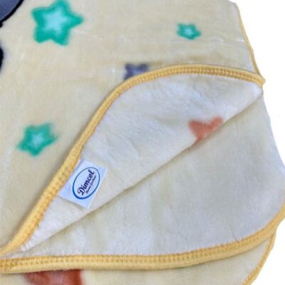 DIMcol ΚΟΥΒΕΡΤΑ ΒΕΛΟΥΤΕ ΠΟΛΥΤΕΛΕΙΑΣ bebe Studying Bear 39 110X140 Light Beige 100% Polyester - Image 2