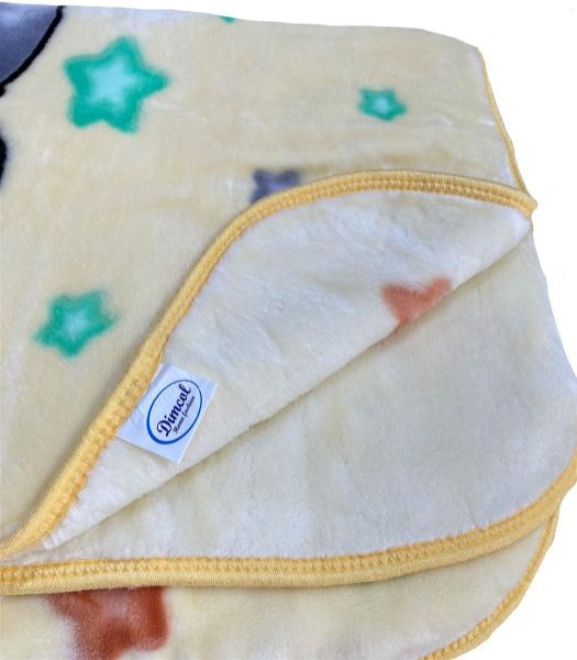DIMcol ΚΟΥΒΕΡΤΑ ΒΕΛΟΥΤΕ ΠΟΛΥΤΕΛΕΙΑΣ bebe Studying Bear 39 110X140 Light Beige 100% Polyester - Image 2
