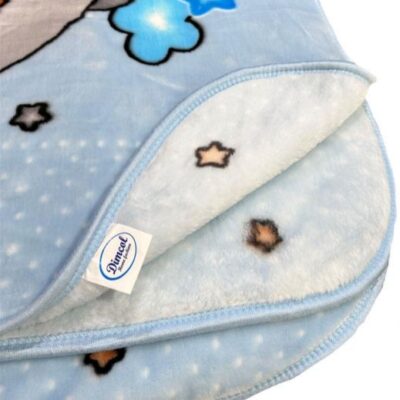 DIMcol ΚΟΥΒΕΡΤΑ ΒΕΛΟΥΤΕ ΠΟΛΥΤΕΛΕΙΑΣ bebe Crescent Moon 31 110X140 Baby Blue 100% Polyester - Image 2