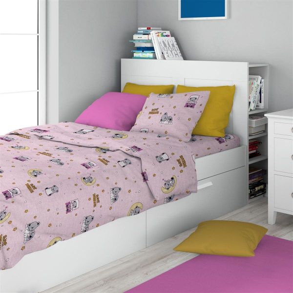 DIMcol ΣΕΝΤΟΝΙΑ ΕΜΠΡΙΜΕ ΣΕΤ 3 τεμ kids Sweet Dreams 550 160X240 Pink 100% Cotton