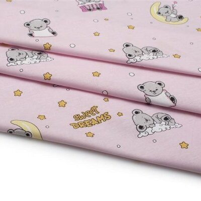 DIMcol ΣΕΝΤΟΝΙΑ ΕΜΠΡΙΜΕ ΣΕΤ 3 τεμ kids Sweet Dreams 550 160X240 Pink 100% Cotton - Image 2
