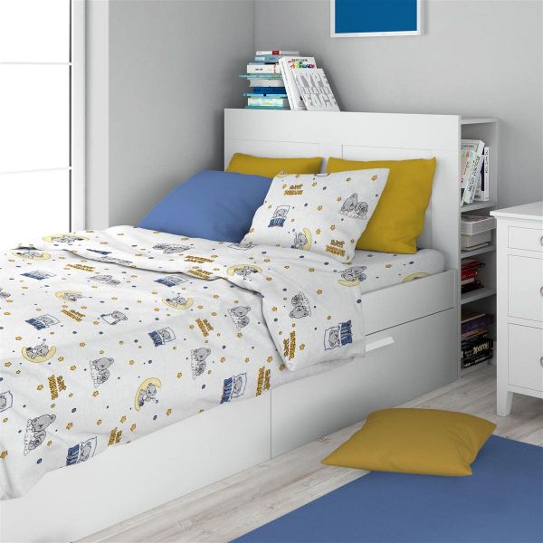 DIMcol ΣΕΝΤΟΝΙΑ ΕΜΠΡΙΜΕ ΣΕΤ 3 τεμ kids Sweet Dreams 554 160X240 White-Sky Blue 100% Cotton