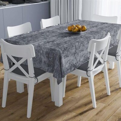 DIMcol ΑΛΕΚΙΑΣΤΟ ΣΕΤ 2 τεμ (ΤΡΑΠ/ΛΟ 140X220 & ΤΡΑΒΕΡΣΑ 40X220) Panama Shadow Dark Grey 70/30 Cott/Pol