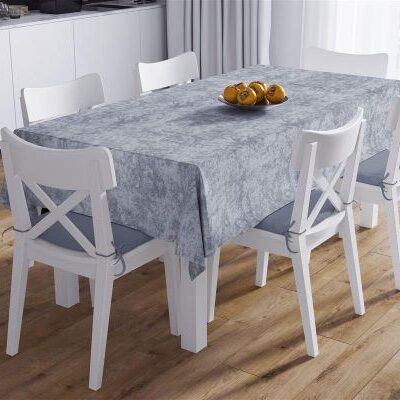 DIMcol ΑΛΕΚΙΑΣΤΟ ΣΕΤ 2 τεμ (ΤΡΑΠ/ΛΟ 140X220 & ΤΡΑΒΕΡΣΑ 40X220) Panama Shadow Light Grey 70/30 Cott/Pol