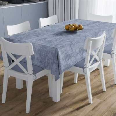 DIMcol ΑΛΕΚΙΑΣΤΟ ΣΕΤ 2 τεμ (ΤΡΑΠ/ΛΟ 140X220 & ΤΡΑΒΕΡΣΑ 40X220) Panama Shadow Sky Blue 70/30 Cott/Pol