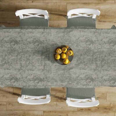 DIMcol ΑΛΕΚΙΑΣΤΟ ΣΕΤ 2 τεμ (ΤΡΑΠ/ΛΟ 140X220 & ΤΡΑΒΕΡΣΑ 40X220) Panama Shadow Olive 70/30 Cott/Pol - Image 2
