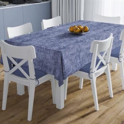 DIMcol ΤΡΑΠΕΖΟΜΑΝΤΗΛΟ ΑΛΕΚΙΑΣΤΟ 140X180 Panama Shadow Dark Blue 70/30 Cott/Pol