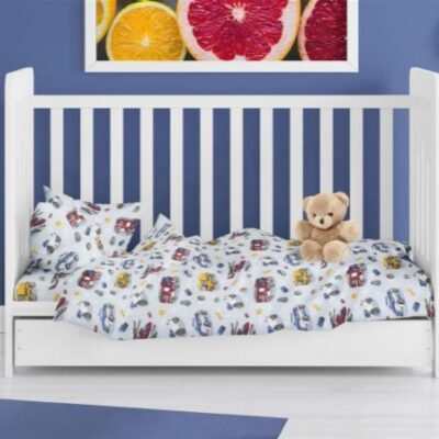 DIMcol ΠΑΠΛΩΜΑ ΕΜΠΡΙΜΕ bebe Toys 46 120X160 Sky Blue 100% Cotton Flannel