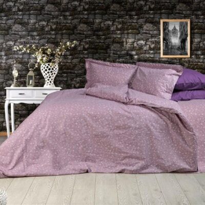 DIMcol ΠΑΠΛΩΜΑΤΟΘΗΚΗ ΕΜΠΡΙΜΕ Μυρτώ 349 220X240 Lilac 100% Cotton Flannel