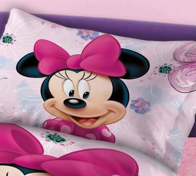 Disney Home Μαξιλαροθήκες Ζεύγος Disney Home Minnie 855 50X70 Pink 100% Cotton