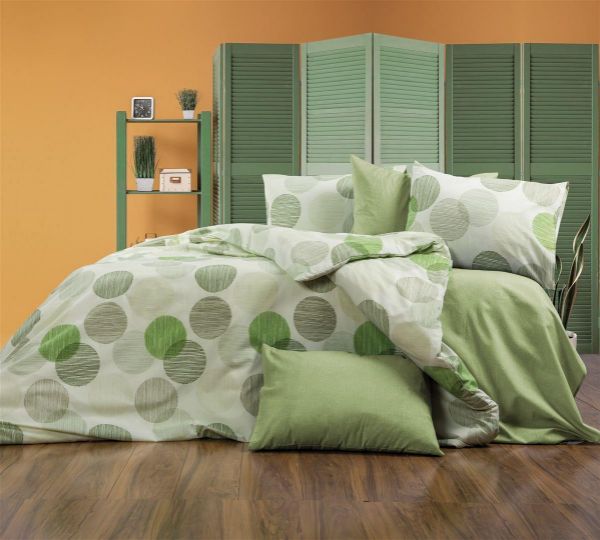 DIMcol Πάπλωμα Εμπριμέ Κοραλία 468 160X240 Green 70/30 Cott/Pol