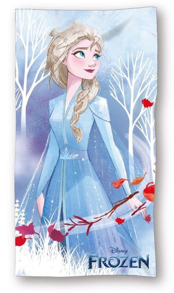 Disney Home Πετσέτα Θαλάσσης Quick Dry Disney Home Frozen 10 70X140 Ice Blue 100% Microfiber