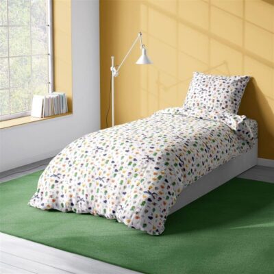 DIMcol Παπλωματοθήκη Εμπριμέ kids Minecraft 565 160X240 White-Multi 100% Cotton