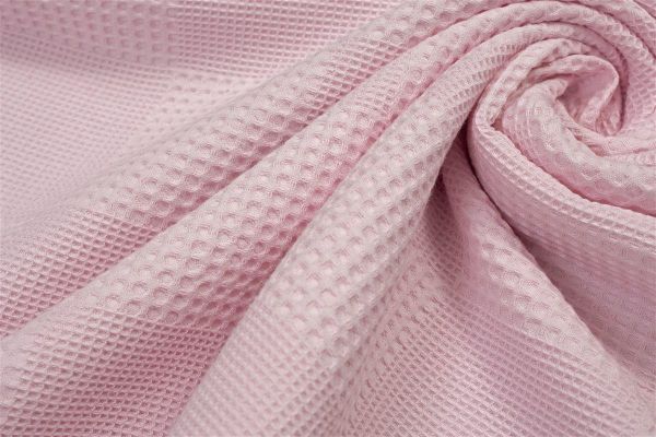 DIMcol Κουβέρτα Πικέ Μονόχρωμη 165X250 Ροζ 100% Cotton - Image 2