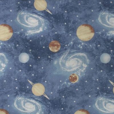 DIMcol Πάνα Χασέ bebe Milky Way 185 80X80 Blue 100% Cotton