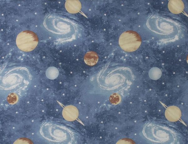 DIMcol Πάνα Χασέ bebe Milky Way 185 80X80 Blue 100% Cotton