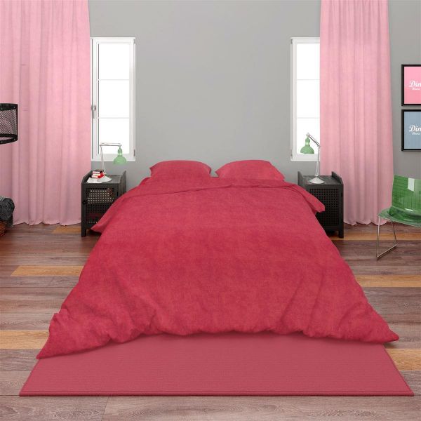 DIMcol Παπλωματοθήκη Shadow 23 160X240 Red Cott/Pol 70/30