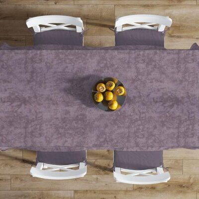 DIMcol Τραπεζομάντηλο Αλέκιαστο 140X180 Panama Shadow Dark Lila 70/30 Cott/Pol - Image 2