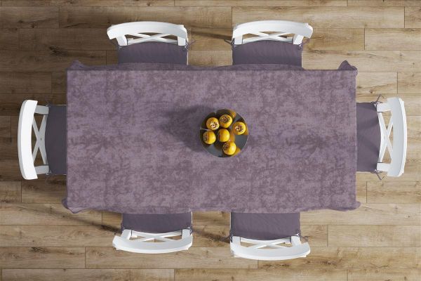 DIMcol Τραπεζομάντηλο Αλέκιαστο 140X180 Panama Shadow Dark Lila 70/30 Cott/Pol - Image 2