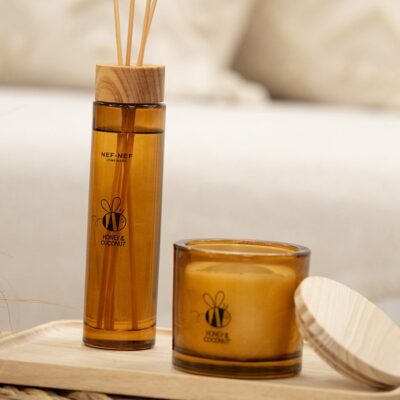 NEF-NEF ΑΡΩΜΑΤΙΚΟ ΚΕΡΙ HONEY COCONUT 190gr, - Image 2