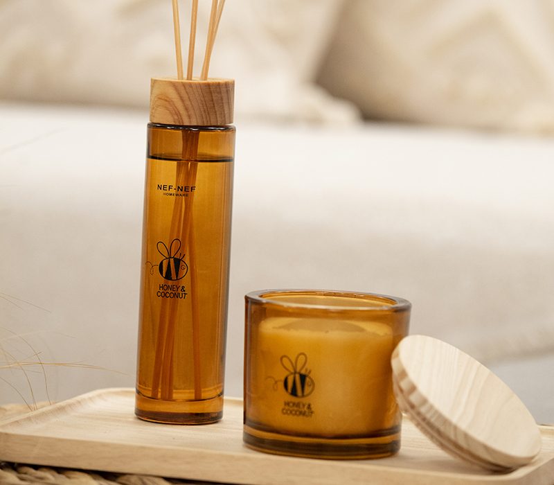 NEF-NEF ΑΡΩΜΑΤΙΚΟ ΚΕΡΙ HONEY COCONUT 190gr, - Image 2