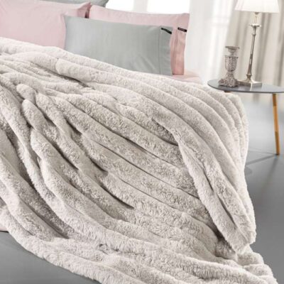 Κουβέρτα St.Moritz Ivory 260x240 - Image 2