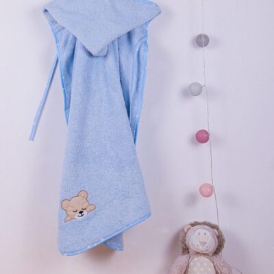 DIMcol ΚΑΠΑ ΒΡΕΦ Cotton 100% 75X85 SLEEPING BEARS CUB 13 ΣΙΕΛ - Image 2