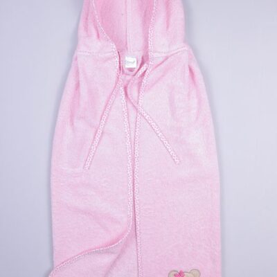 DIMcol ΚΑΠΑ ΒΡΕΦ Cotton 100% 75X85 SLEEPING BEARS CUB 14 ΡΟΖ