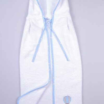 DIMcol ΚΑΠΑ ΒΡΕΦ Cotton 100% 75X85 ΑΕΡΟΣΤΑΤΟ 03 ΛΕΥΚΟ/ΣΙΕΛ