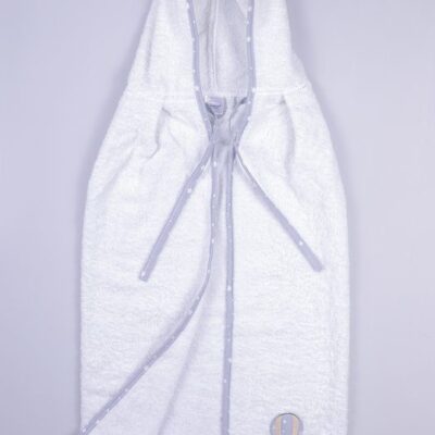 DIMcol ΚΑΠΑ ΒΡΕΦ Cotton 100% 75X85 ΑΕΡΟΣΤΑΤΟ 05 ΛΕΥΚΟ/ΓΚΡΙ