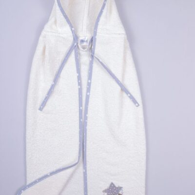 DIMcol ΚΑΠΑ ΒΡΕΦ Cotton 100% 75X85 ΑΣΤΕΡΙ 129 ΕΚΡΟΥ/ΓΚΡΙ