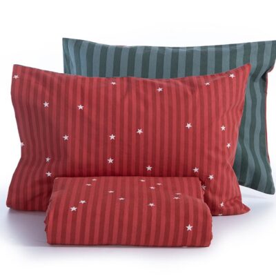 NEF-NEF ΣΕΤ ΠΑΠΛΩΜΑΤΟΘΗΚΗ ΜΟΝΗ STRAIGHT TO CHRISTMAS 160X230, 100% BAMBAKI - Image 3