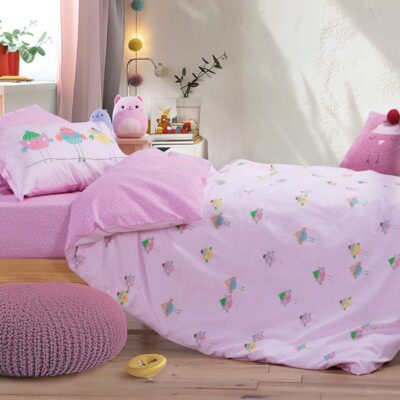 NEF-NEF ΠΑΙΔΙΚΑ ΣΕΤ ΣΕΝΤΟΝΙΑ ΜΟΝΑ TWEET SO SWEET-LOVELY 170Χ260, 100% BAMBAKI