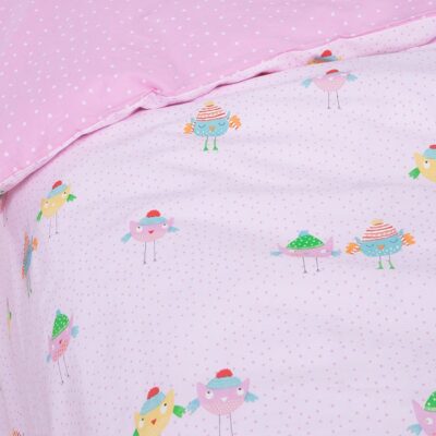 NEF-NEF ΠΑΙΔΙΚΑ ΣΕΤ ΣΕΝΤΟΝΙΑ ΜΟΝΑ TWEET SO SWEET-LOVELY 170Χ260, 100% BAMBAKI - Image 4
