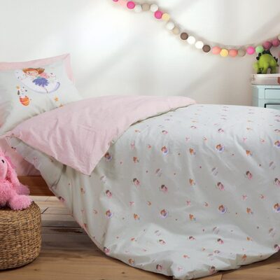 NEF-NEF ΠΑΙΔΙΚΑ ΣΕΤ ΣΕΝΤΟΝΙΑ ΜΟΝΑ SWEET DREAMS 170Χ260, 100% BAMBAKI