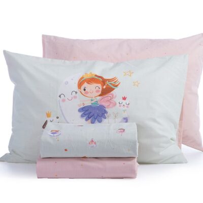 NEF-NEF ΠΑΙΔΙΚΑ ΣΕΤ ΣΕΝΤΟΝΙΑ ΜΟΝΑ SWEET DREAMS 170Χ260, 100% BAMBAKI - Image 2